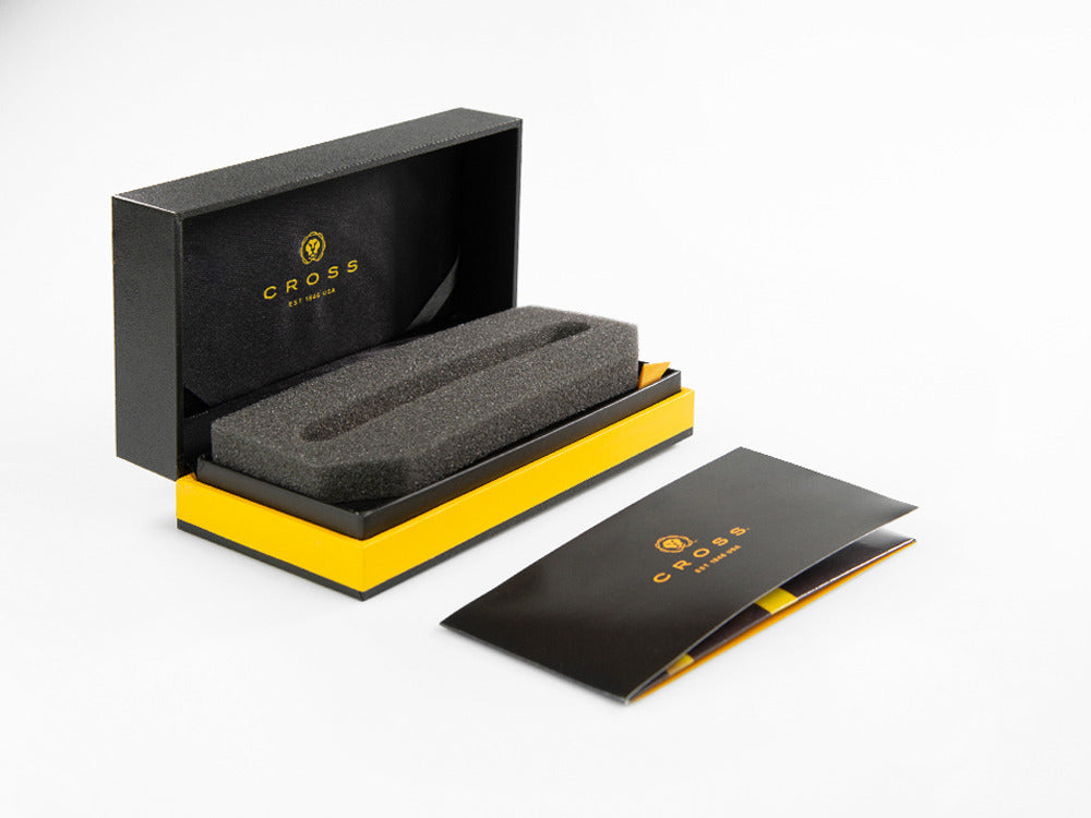 Bolígrafo Cross Classic Century, Cromo, Plata, Pulido, Acanalado, 3502