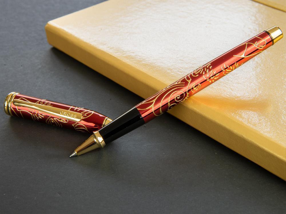 Roller Cross Townsend Year of the Pig 2019, Laca, Rojo, Oro 23K, AT0045-55