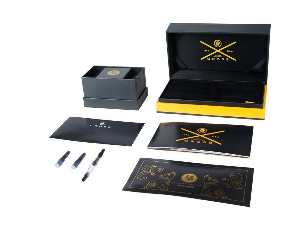 Roller Cross Townsend Year of the Pig 2019, Laca, Rojo, Oro 23K, AT0045-55