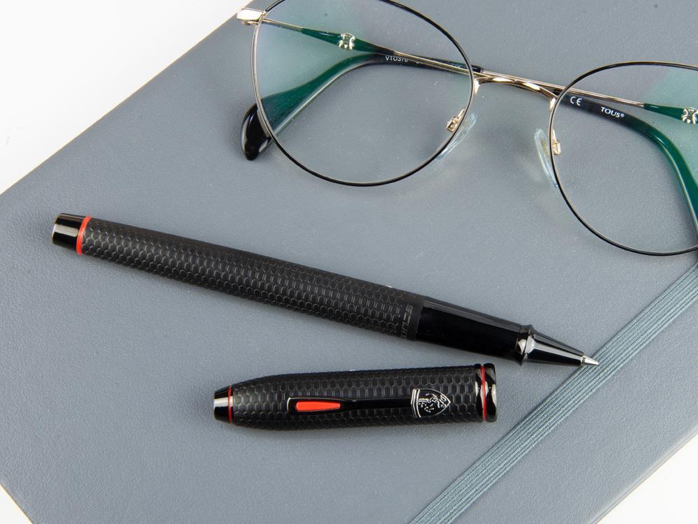 Roller Cross Ferrari Townsend, PVD, Negro, Cepillado, FR0045-58