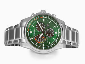 Reloj de Cuarzo Citizen OF, Verde, 44 mm, 10 atm, AT1190-87X