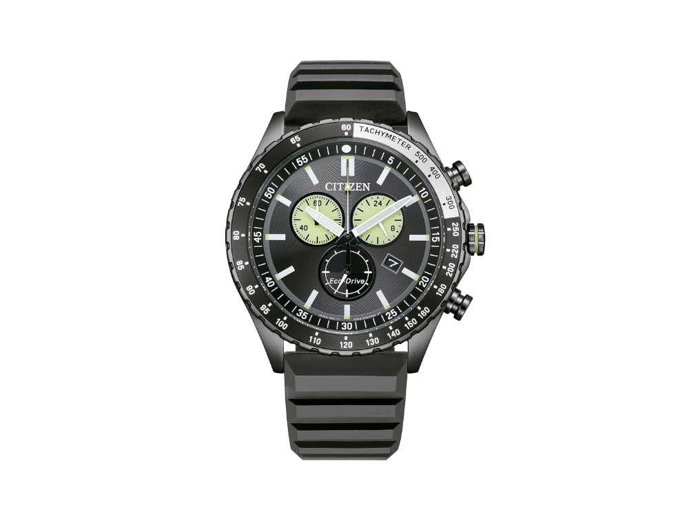 Reloj de Cuarzo Citizen OF Chrono Sporty, Negro, 43 mm, AT2565-05E