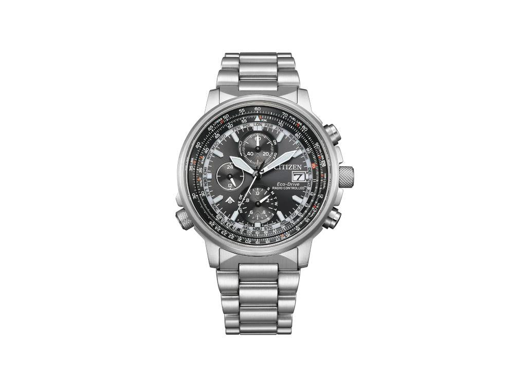 Reloj de Cuarzo Citizen Radio Controlled H800, 41 mm, Negro, 20 atm, AT8300-58E