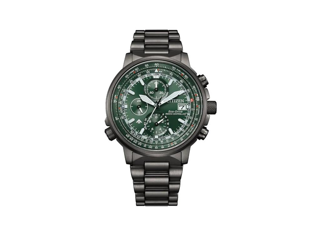Reloj de Cuarzo Citizen Radio Controlled H800, 41 mm, Verde, 20 atm, AT8304-57W