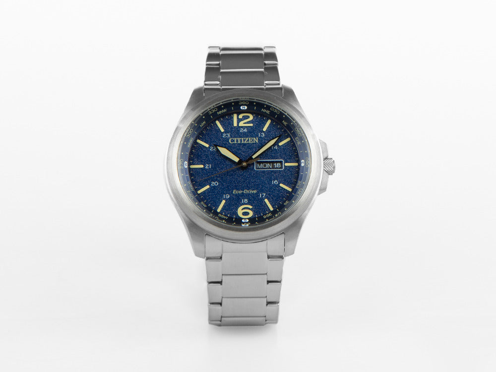 Reloj de Cuarzo Citizen OF Eco Drive J800, Azul, 44 mm, 10 atm, AW0110-82L