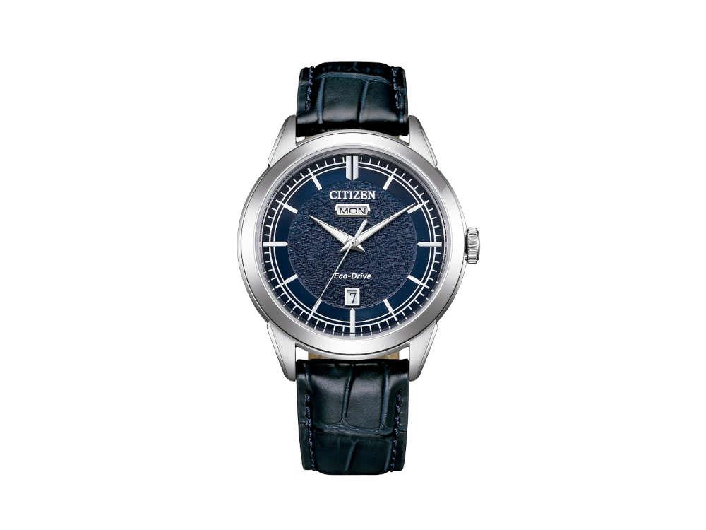 Reloj de Cuarzo Citizen OF Elegant, Azul, 40.5 mm, Correa de piel, AW0151-00L