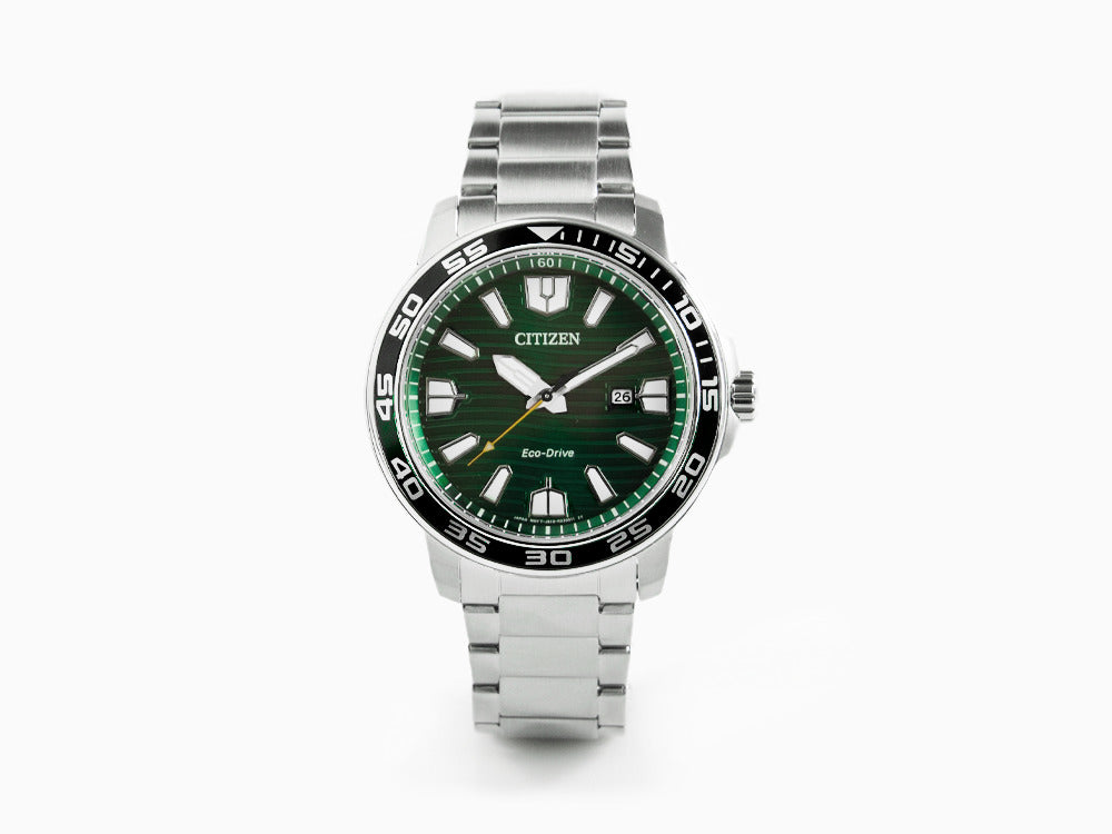 Reloj de Cuarzo Citizen OF, Verde, 45,5mm, 10 atm, AW1526-89X
