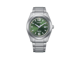 Reloj de Cuarzo Citizen Super Titanium, 41.5 mm, Verde, 5 atm, AW1641-81X