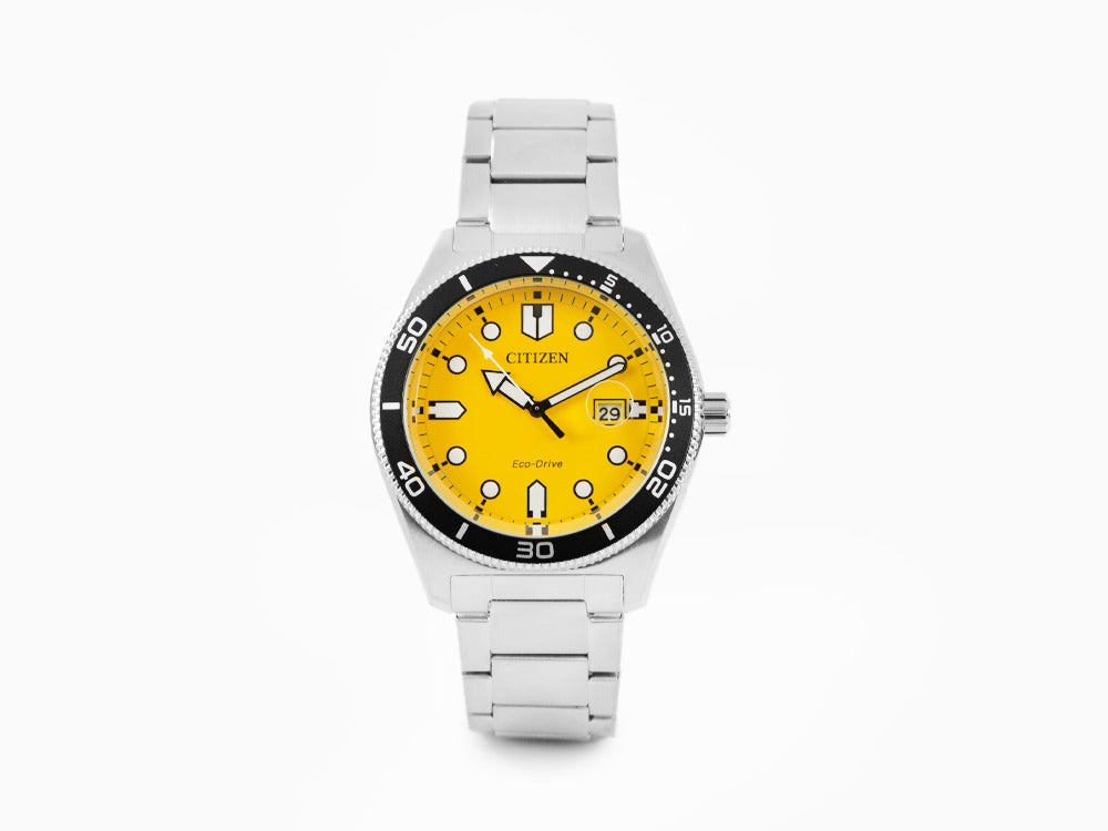 Reloj de Cuarzo Citizen OF, Amarillo, 43 mm, 10 atm, AW1760-81Z