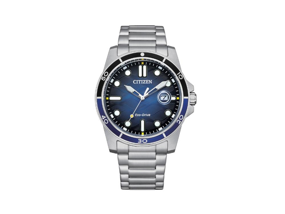 Reloj de Cuarzo Citizen OF Marine 1810, Azul, 41.5 mm, 10 atm, AW1810-85L