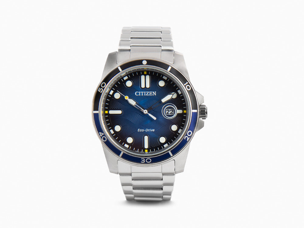 Reloj de Cuarzo Citizen OF Marine 1810, Azul, 41.5 mm, 10 atm, AW1810-85L