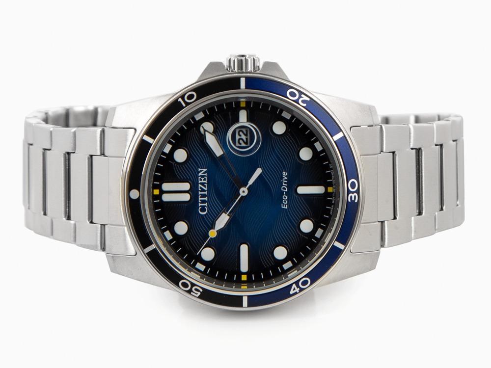Reloj de Cuarzo Citizen OF Marine 1810, Azul, 41.5 mm, 10 atm, AW1810-85L