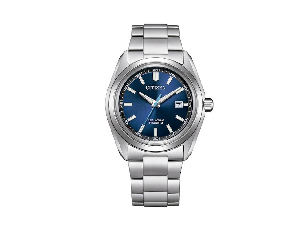 Reloj de Cuarzo Citizen Super Titanium, 40cm, Azul, 5 atm, AW1900-50L