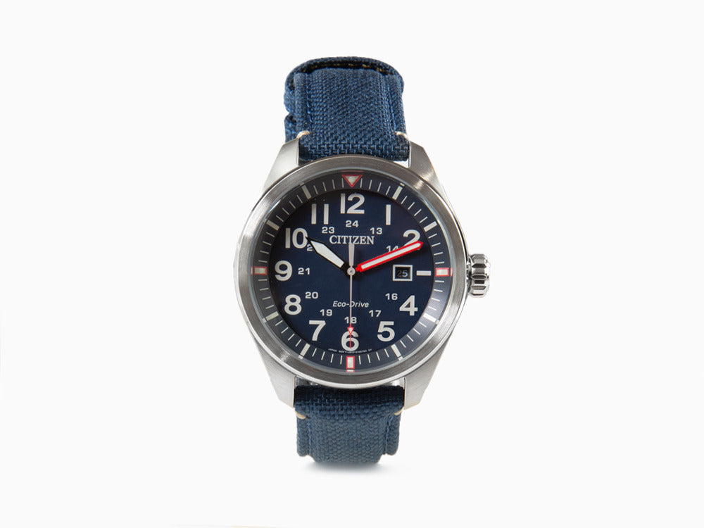 Reloj de Cuarzo Citizen OF, Eco Drive J810, mm, Nylon, 10 atm