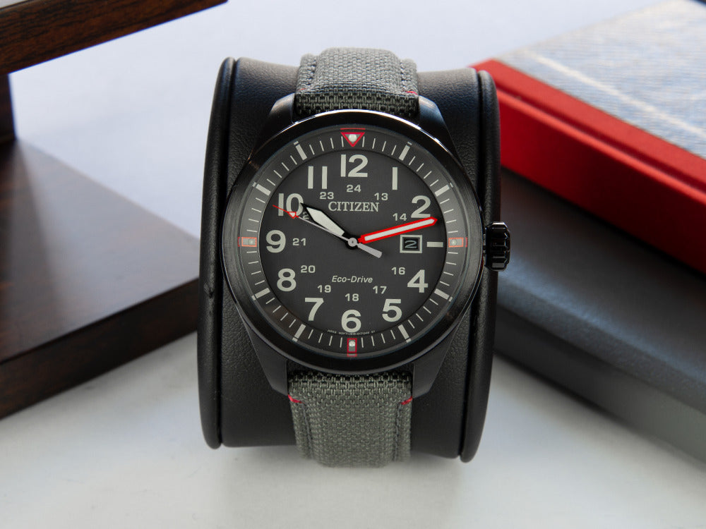 Reloj de Cuarzo Citizen OF, Eco Drive J810, 42.6 mm, Nylon, 10 atm, AW5005-39H