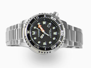 Reloj de Cuarzo Citizen Promaster, Eco Drive, 44 mm, Negro, 20 atm, BN0150-61E