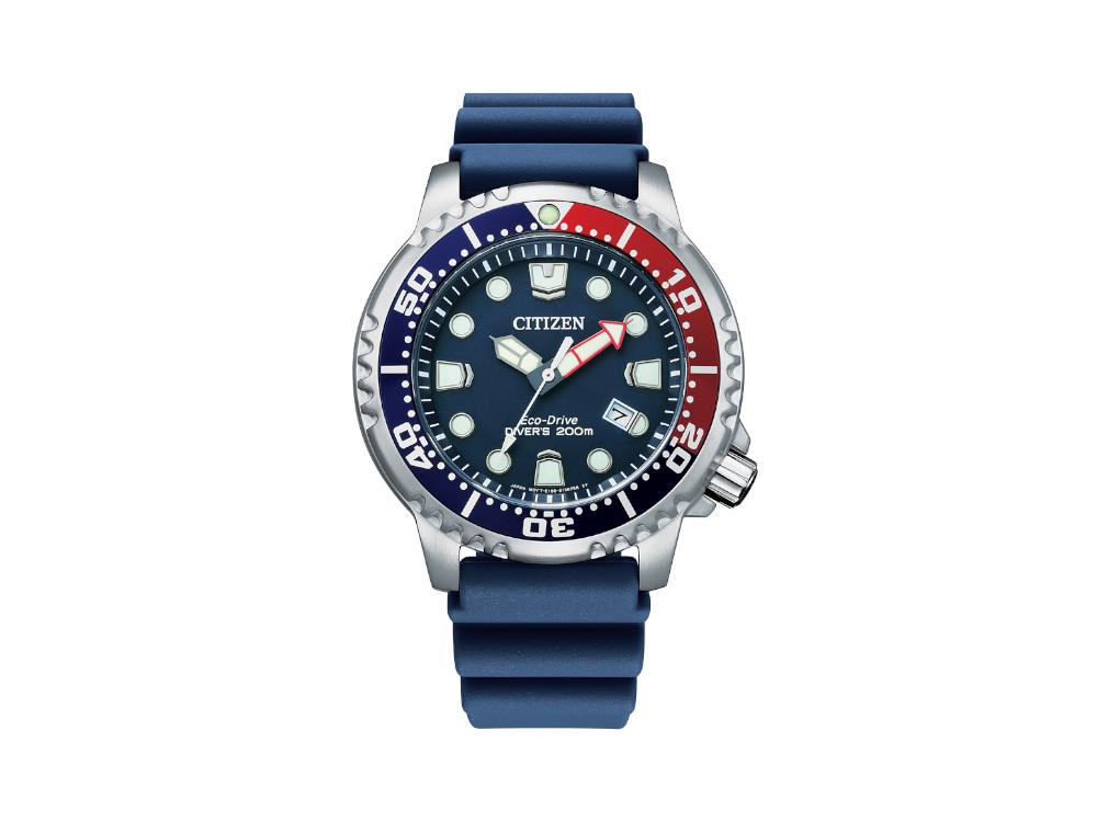 Reloj de Cuarzo Citizen Promaster, 44 mm, Azul, 20 atm, BN0168-06L