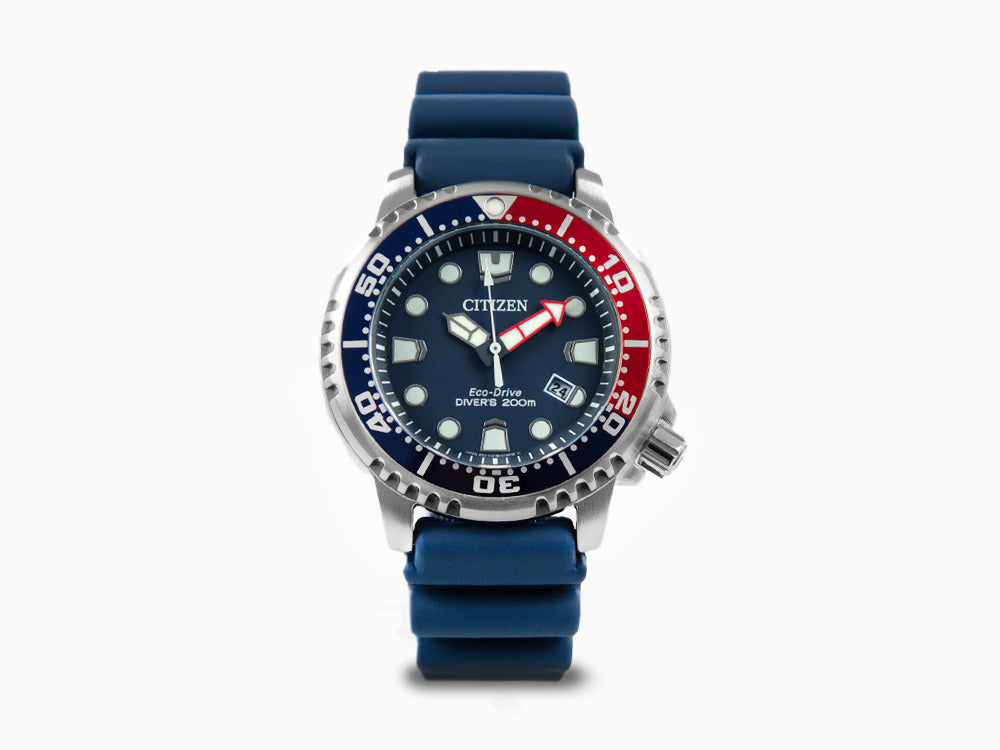 Reloj de Cuarzo Citizen Promaster, 44 mm, Azul, 20 atm, BN0168-06L