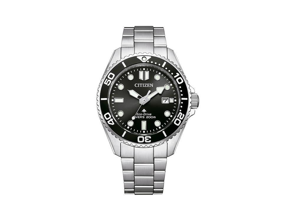 Reloj de Cuarzo Citizen Promaster, 40.5 mm, Negro, 20 atm, BN0261-51E