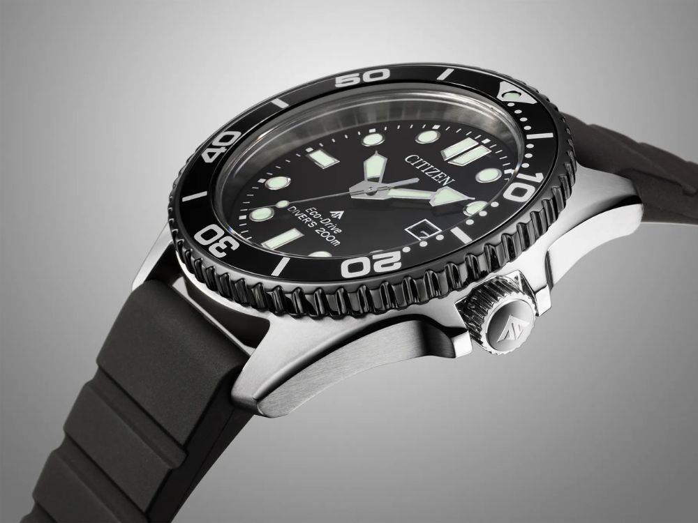 Reloj de Cuarzo Citizen Promaster, 40.5 mm, Negro, 20 atm, BN0266-07E