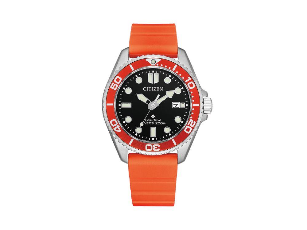 Reloj de Cuarzo Citizen Promaster, 40.5 mm, Negro, 20 atm, BN0268-01E