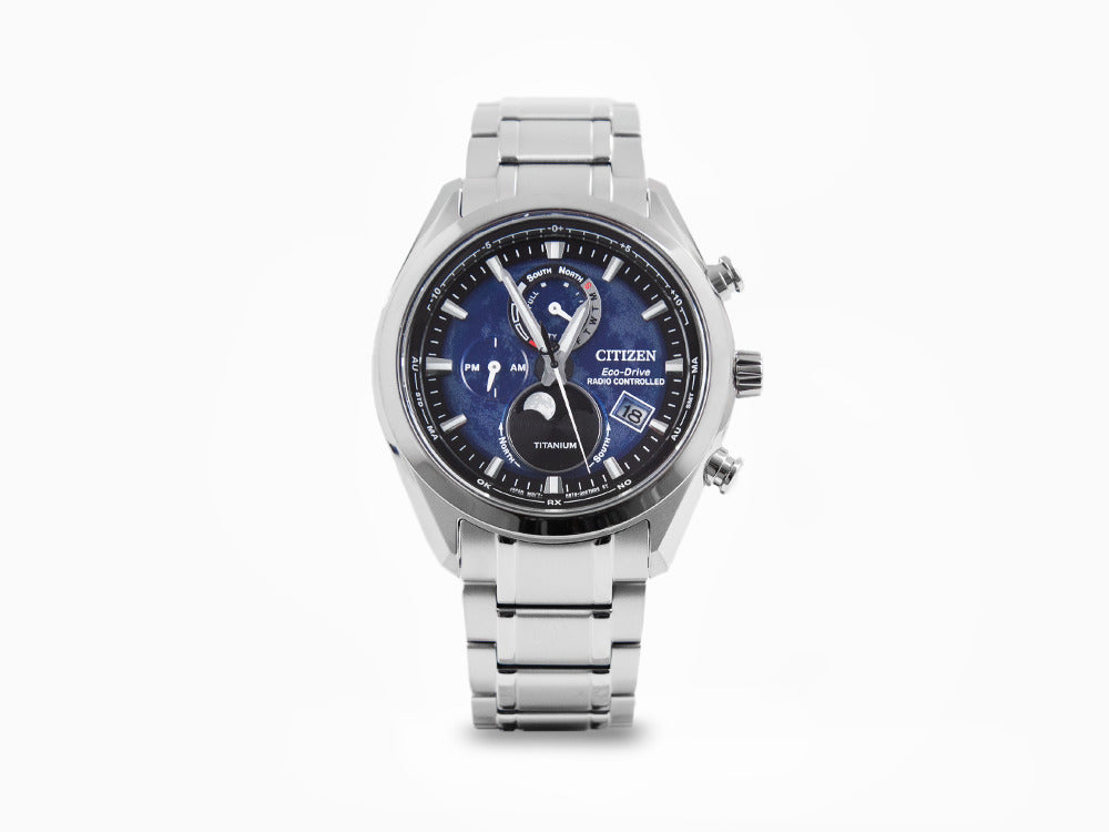 Reloj de Cuarzo Citizen Radio Controlled Tsuki-Yomi, H874, Azul, BY1010-81L