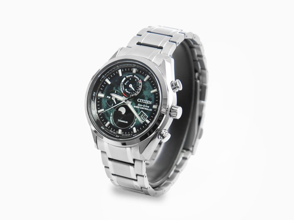 Reloj de Cuarzo Citizen Tsuki-Yomi Radio Controlled, H874, Verde, BY1010-81X