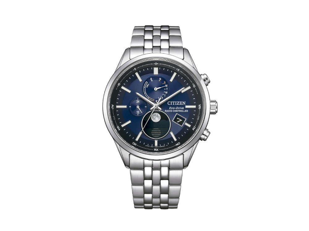 Reloj de Cuarzo Citizen Radio Controlled Tsuki-yomi Moon Phase, Azul, BY1030-50L