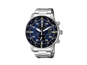 Reloj de Cuarzo Citizen OF Crono Aviator, Eco Drive B612, 44 mm, CA0690-88L