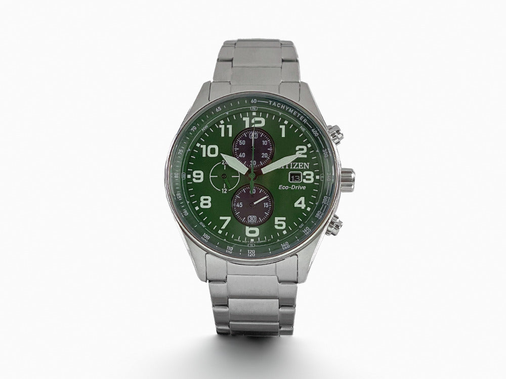 Reloj de Cuarzo Citizen OF, Verde, 43 mm, 10 atm, CA0770-72X