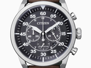 Reloj de Cuarzo Citizen OF, Eco Drive B620, 45 mm, Correa de piel, CA4210-16E