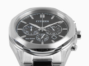 Reloj de Cuarzo Citizen OF Chrono Elegant, Negro, 41 mm, 10 atm, CA4590-81E