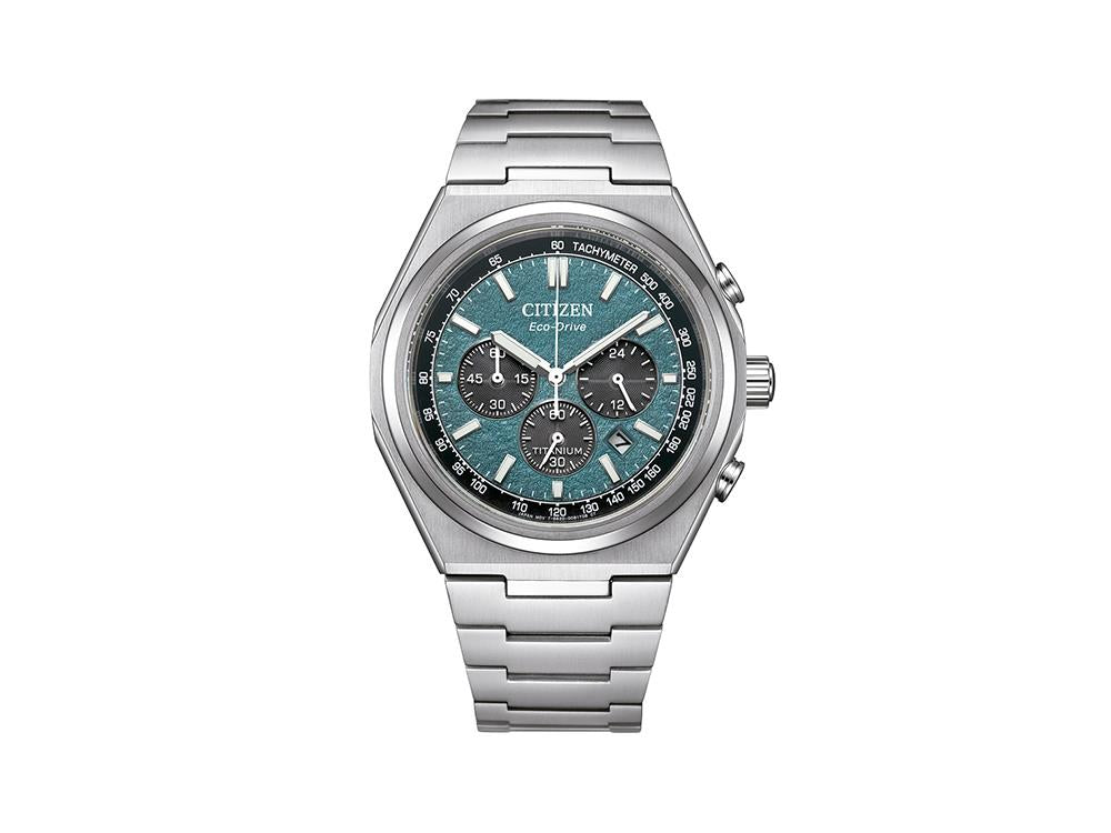 Reloj de Cuarzo Citizen Super Titanium, 42.5 mm, Verde, 10 atm, CA4610-85X