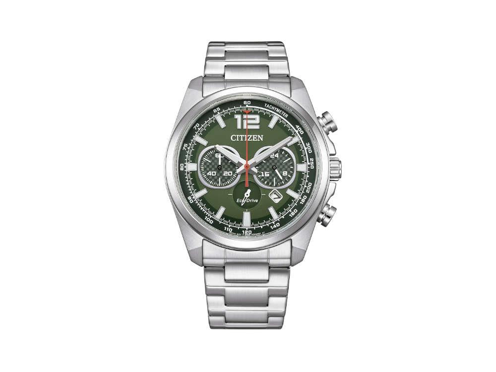 Reloj de Cuarzo Citizen OF Active Sport Chrono, Verde, 41 mm, 10 atm, CA4640-50X