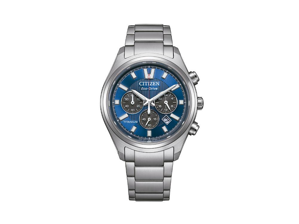 Reloj de Cuarzo Citizen Super Titanium Chrono, 40 mm, Azul, CA4750-51L