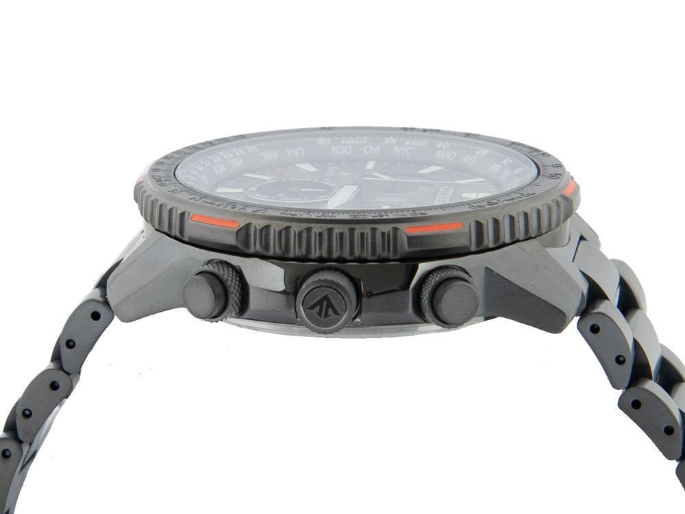 Reloj de Cuarzo Citizen Radio Controlled, ECO DRIVE, 45 mm, Negro, CB5007-51H