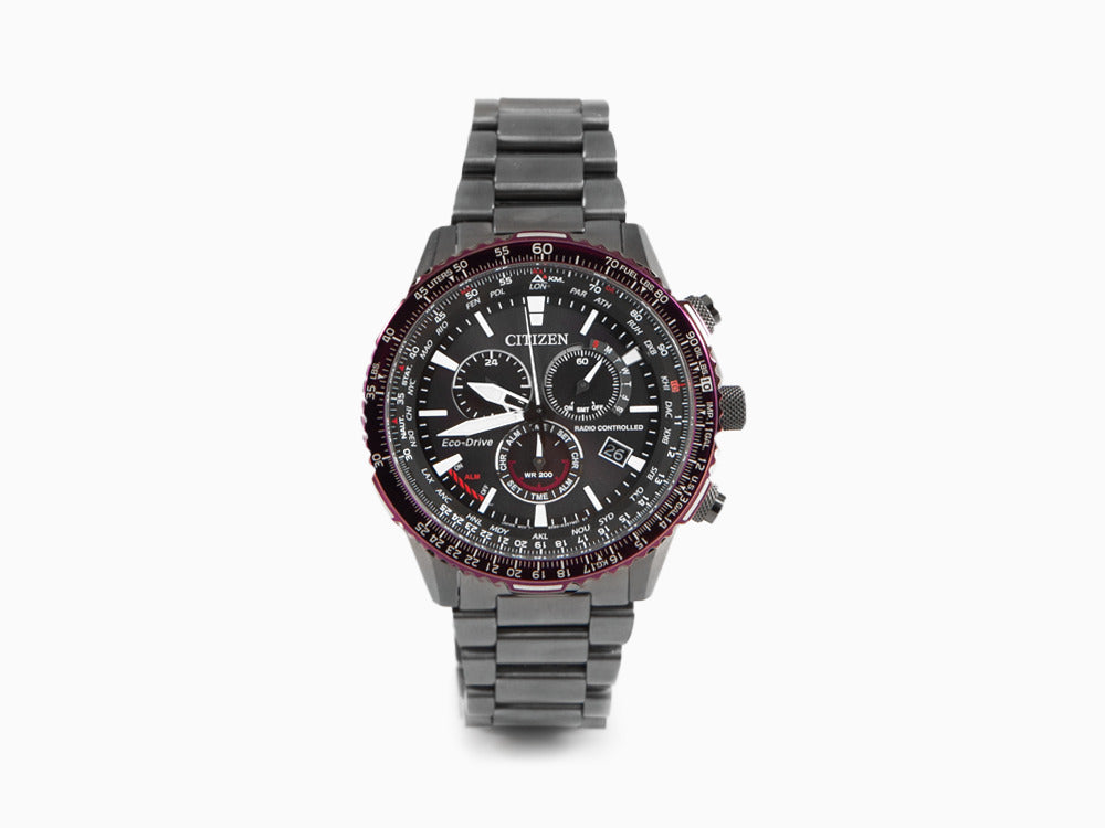 Reloj de Cuarzo Citizen Promaster Pilot, 40.9 mm, Negro, 20 atm, CB5009-55E