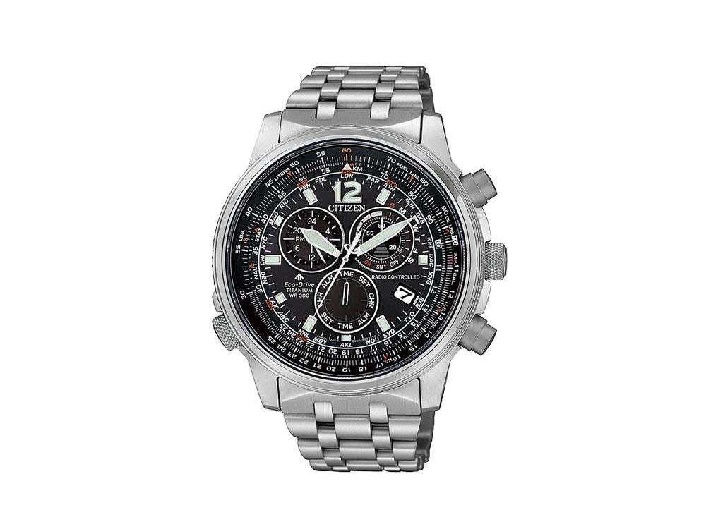 Reloj de Cuarzo Citizen Radio Controlled, ECO DRIVE, Titanio