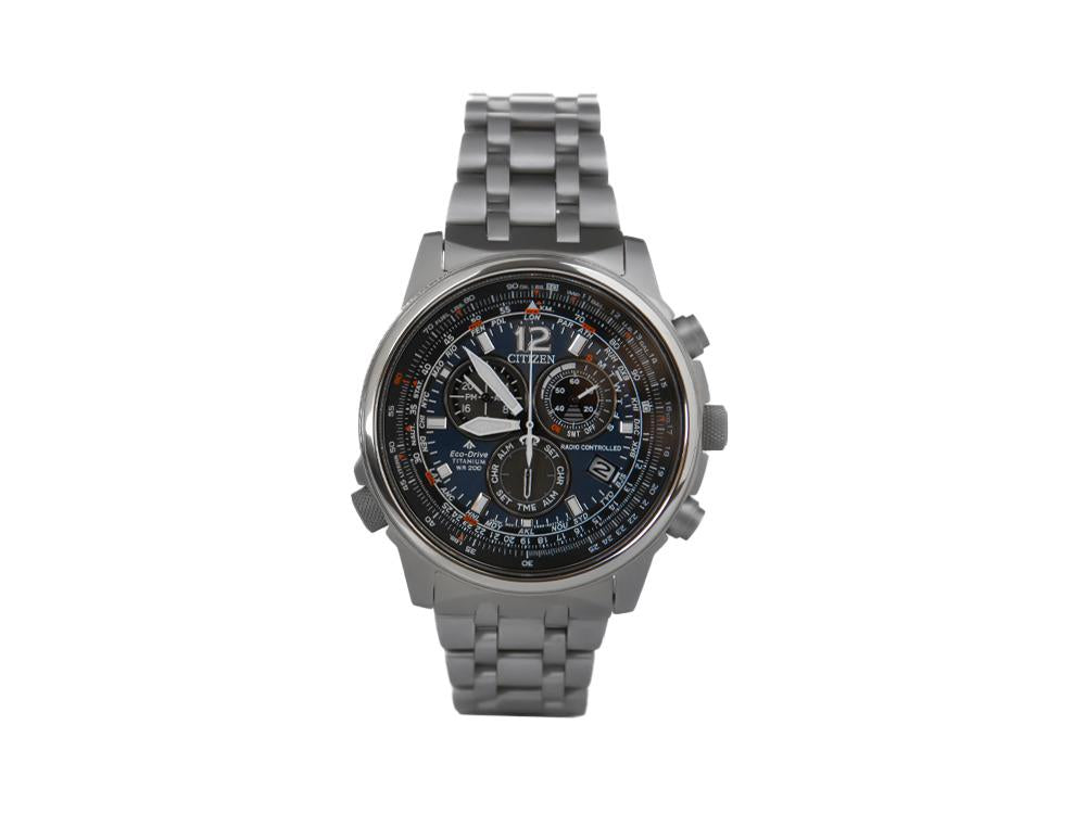 Reloj de Cuarzo Citizen Radio Controlled, ECO DRIVE, Titanio, Azul, CB5850-80L