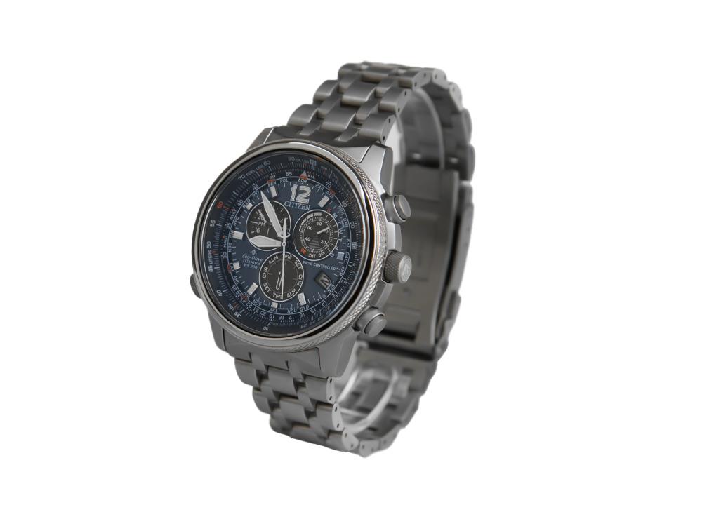 Reloj de Cuarzo Citizen Radio Controlled, ECO DRIVE, Titanio, Azul, CB5850-80L
