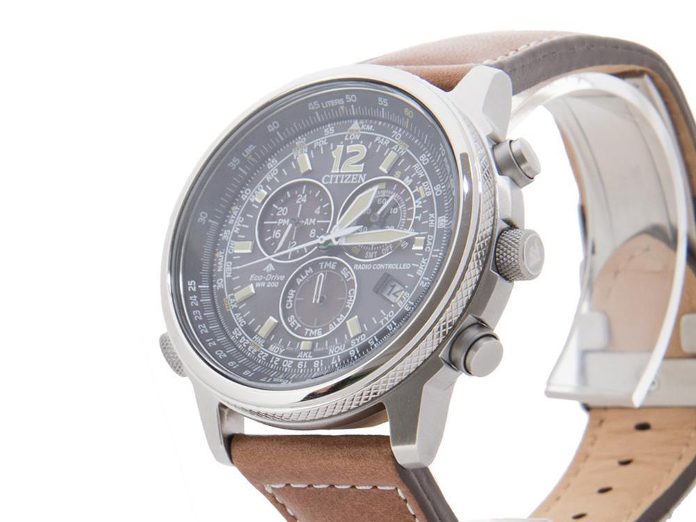 Reloj de Cuarzo Citizen Radio Controlled, ECO DRIVE, 43,8mm, Negro, CB5860-27E