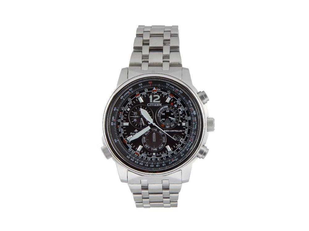 Reloj de Cuarzo Citizen Radio Controlled, ECO DRIVE, 43,8mm, Negro, CB5860-86E