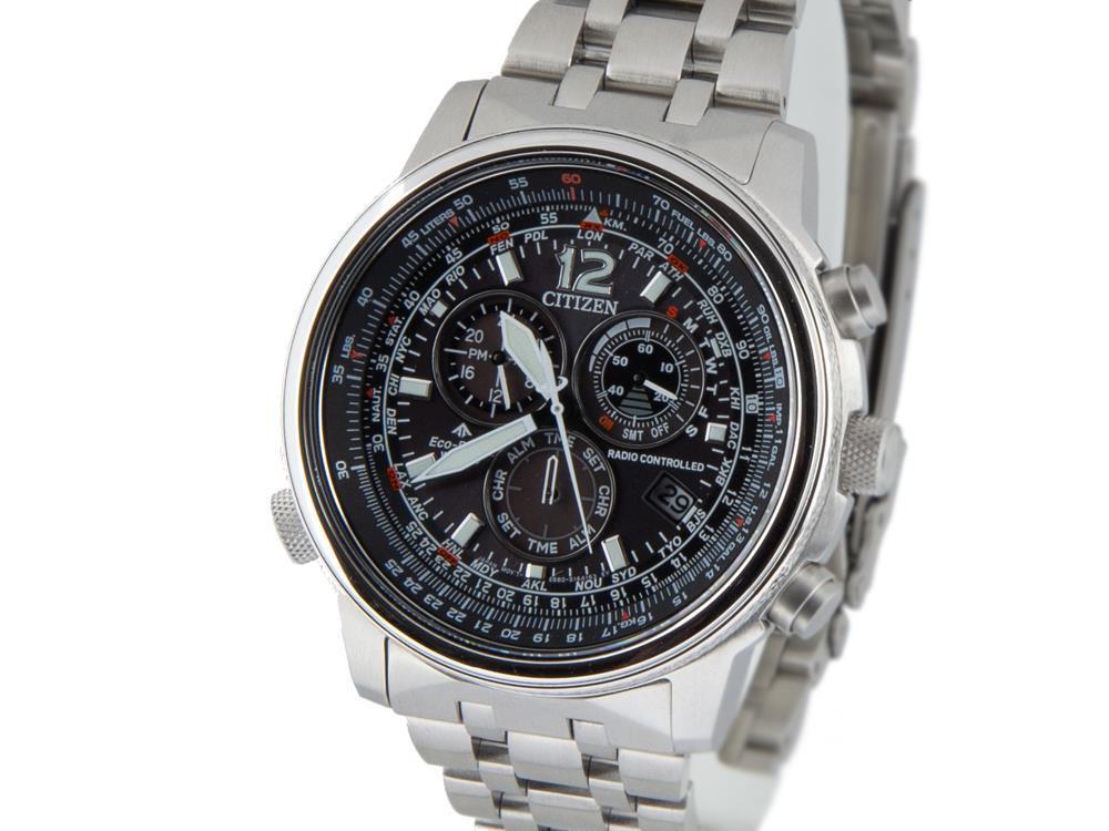 Reloj de Cuarzo Citizen Radio Controlled, ECO DRIVE, 43,8mm, Negro, CB5860-86E