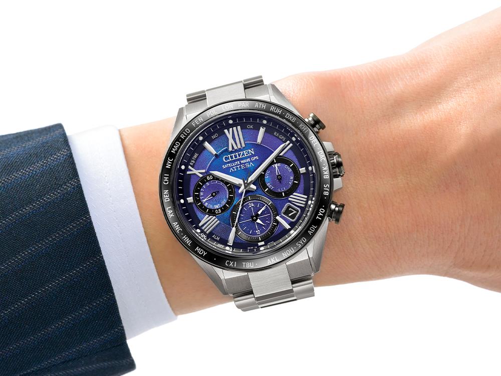 Reloj de Cuarzo Citizen Satellite Wave Attesa, Edición Limitada, CC4075-50L