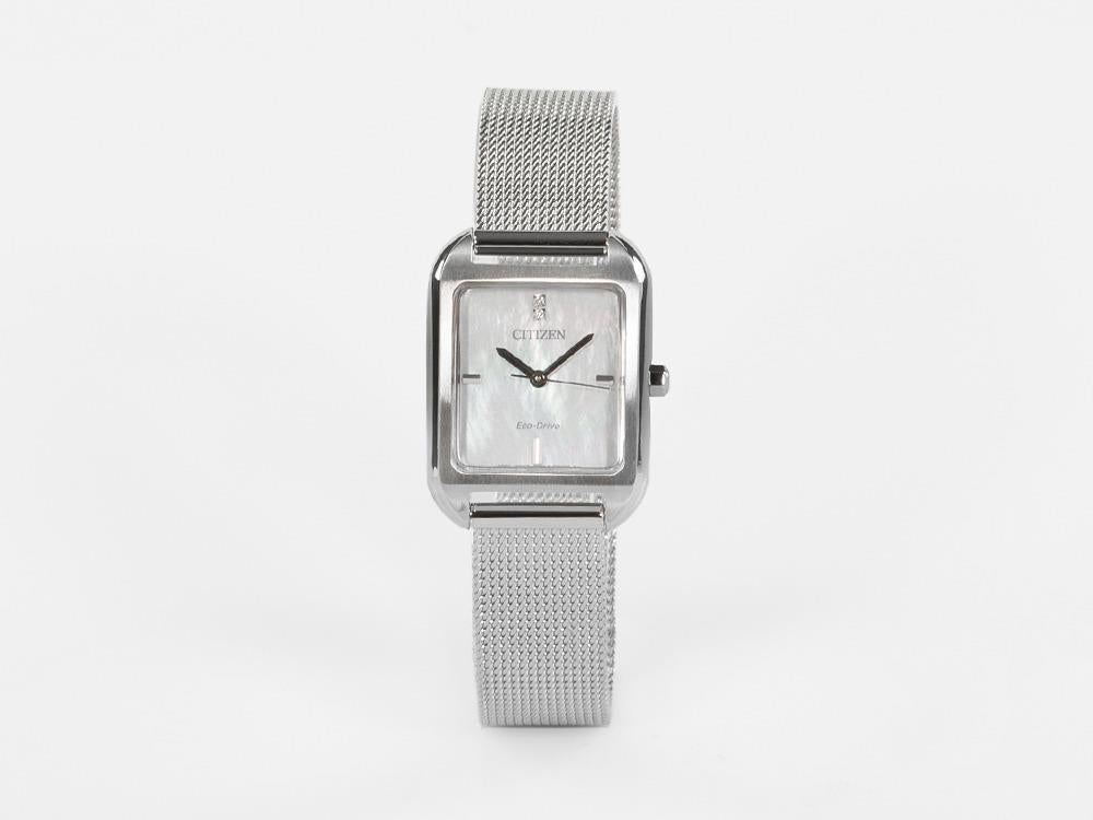Reloj de Cuarzo Citizen Lady, Eco Drive E031, 31,5 mm, Madre perla, EM0491-81D
