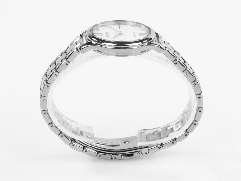 Reloj de Cuarzo Citizen Lady OF, Eco Drive E031, 32 mm, 5atm, Blanco, EM0500-73A