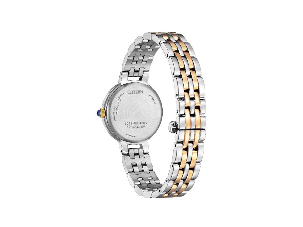 Reloj de Cuarzo Citizen Lady, Eco Drive E031, 27.7 mm, Rosa, EM0996-84Y