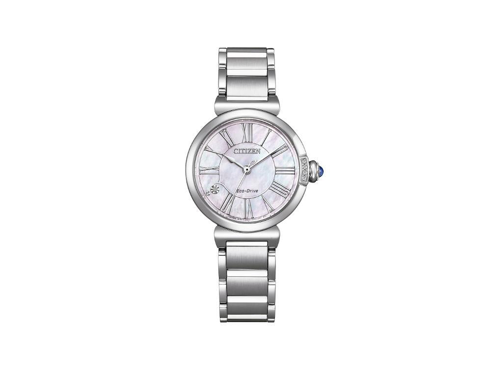 Reloj de Cuarzo Citizen Lady, Eco Drive E031, 29,5 mm, Rosa, EM1060-87Y