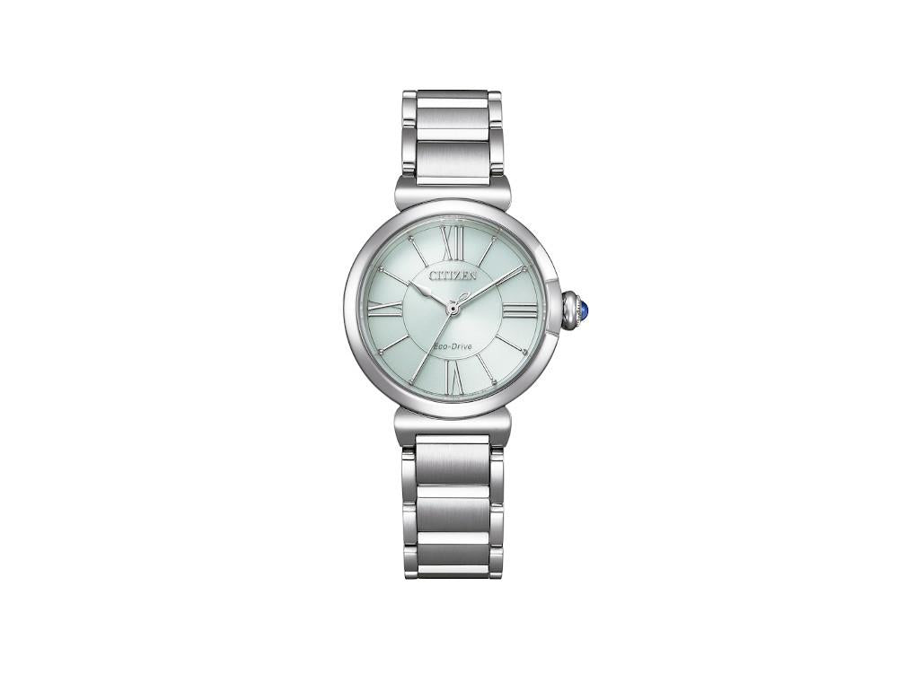 Reloj de Cuarzo Citizen Lady, Eco Drive E031, 29,5 mm, Verde, EM1070-83L
