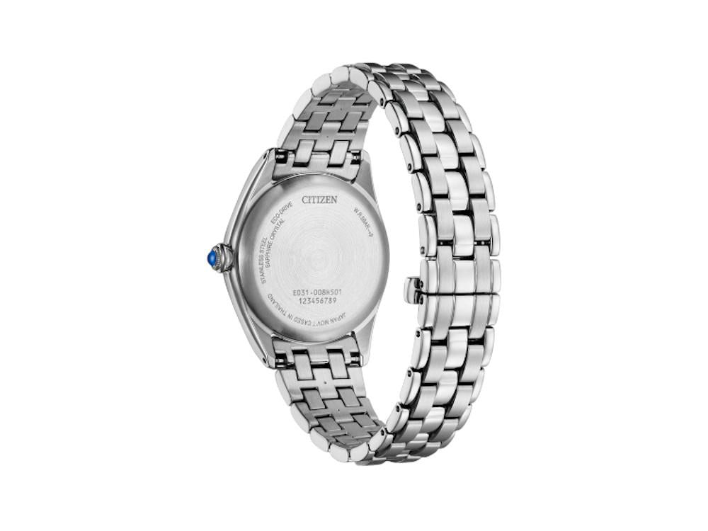 Reloj de Cuarzo Citizen Lady, Eco Drive E031, 33 mm, Azul, EM1140-80L
